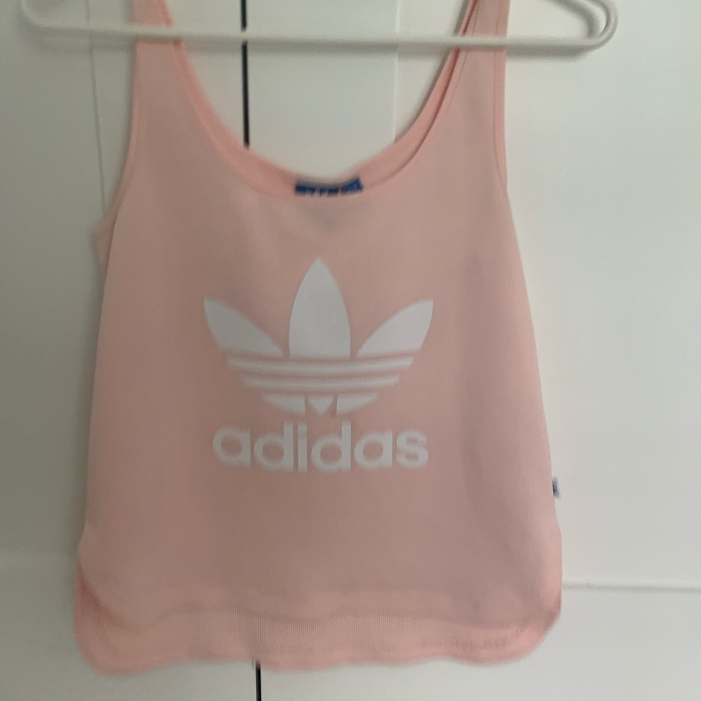 Classic adidas light pink tank